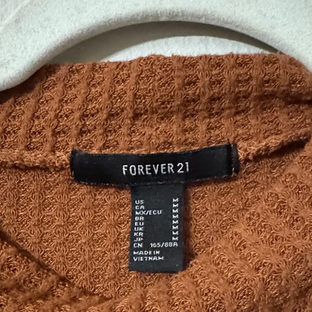 Forever 21 Rust Ribbed Midi Dress - Picture 2 of 3